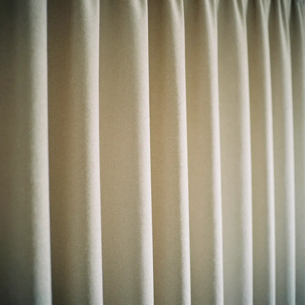 Thick thermal curtain fabric