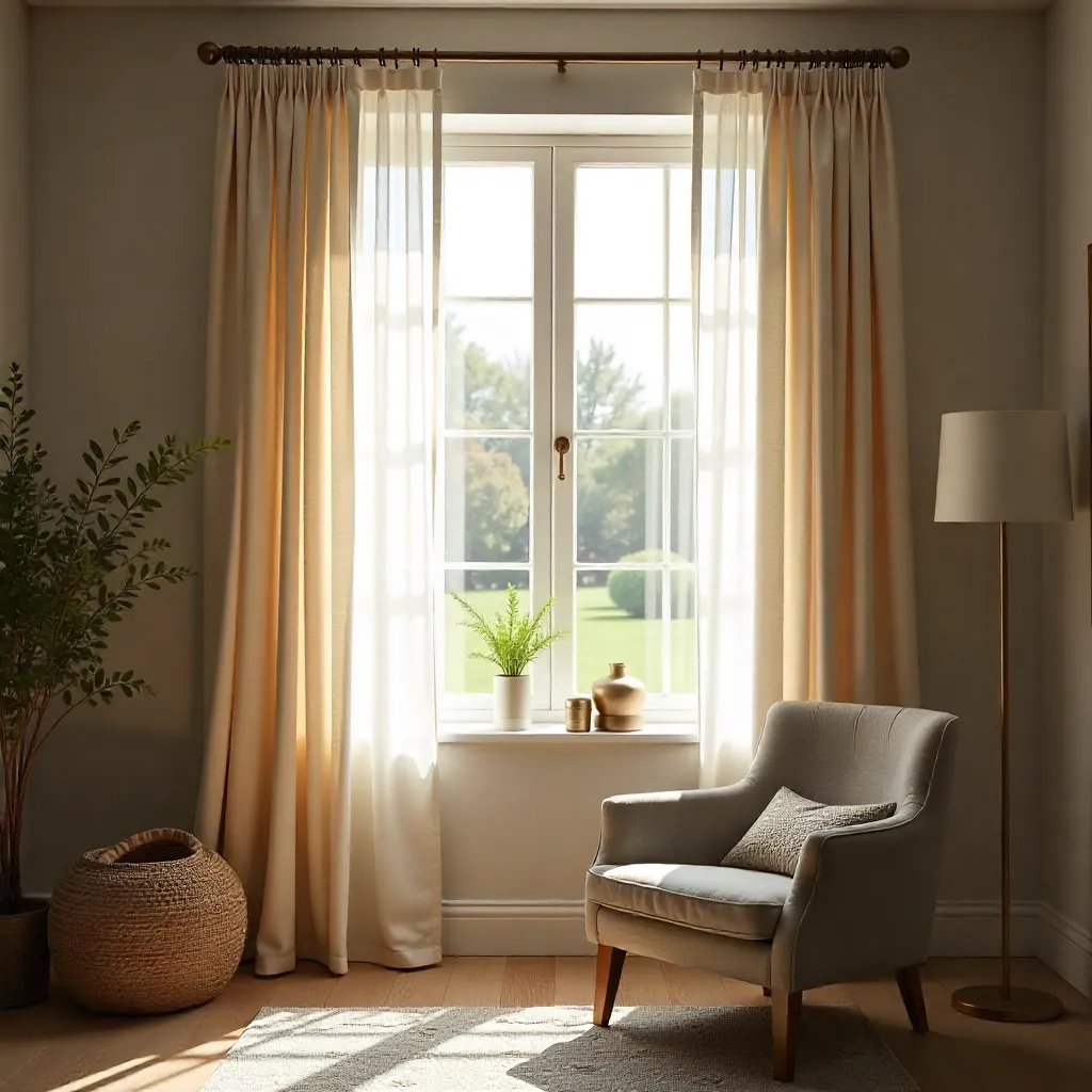 Thermal curtains in natural setting